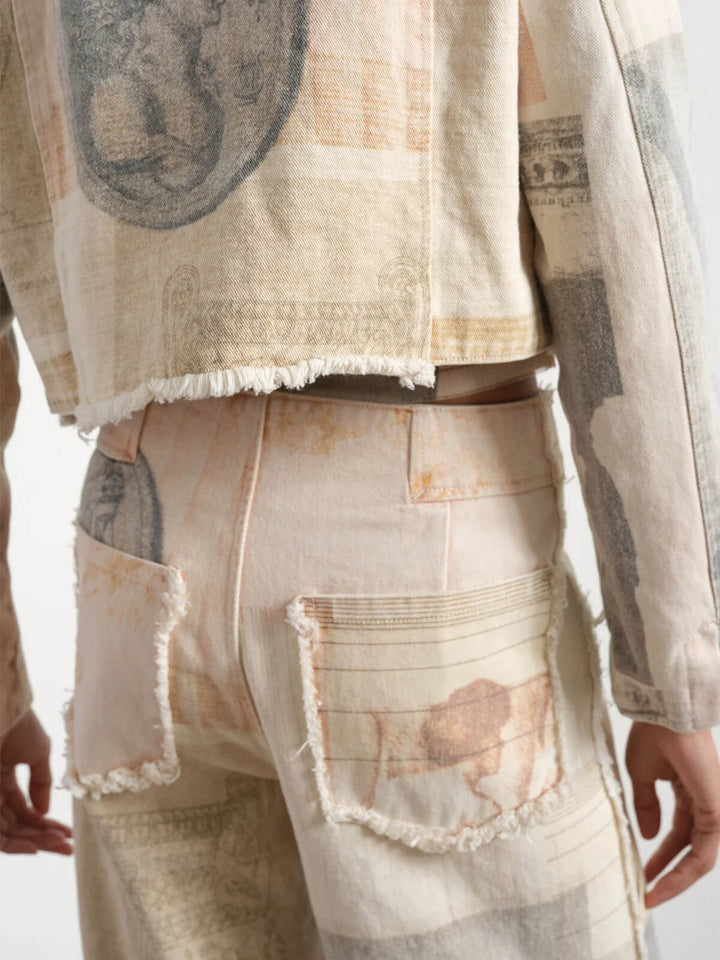 Eustachia – Jeansy z Szerokimi Nogawkami i Wysokim Stanem