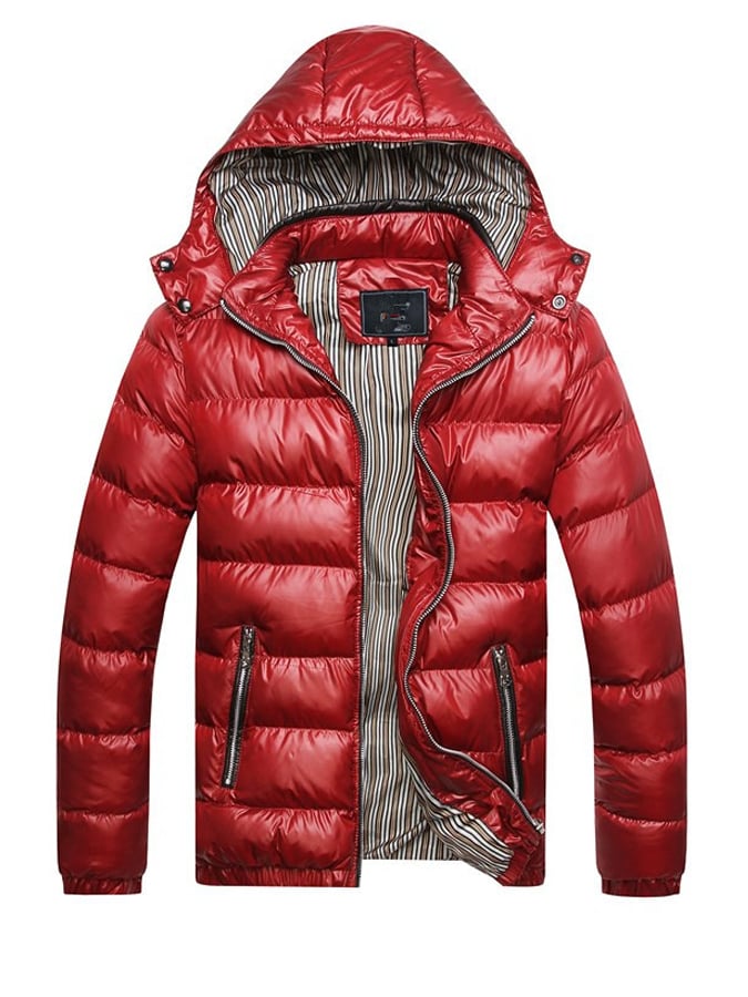 DAMIAN - KURTKA Z KAPTUREM Z WYPEŁNIENIEM