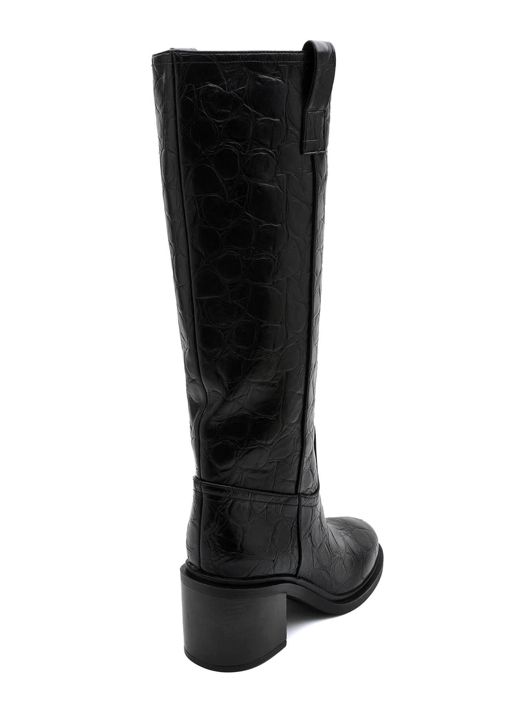 Ewa - Czarne wysokie kozaki